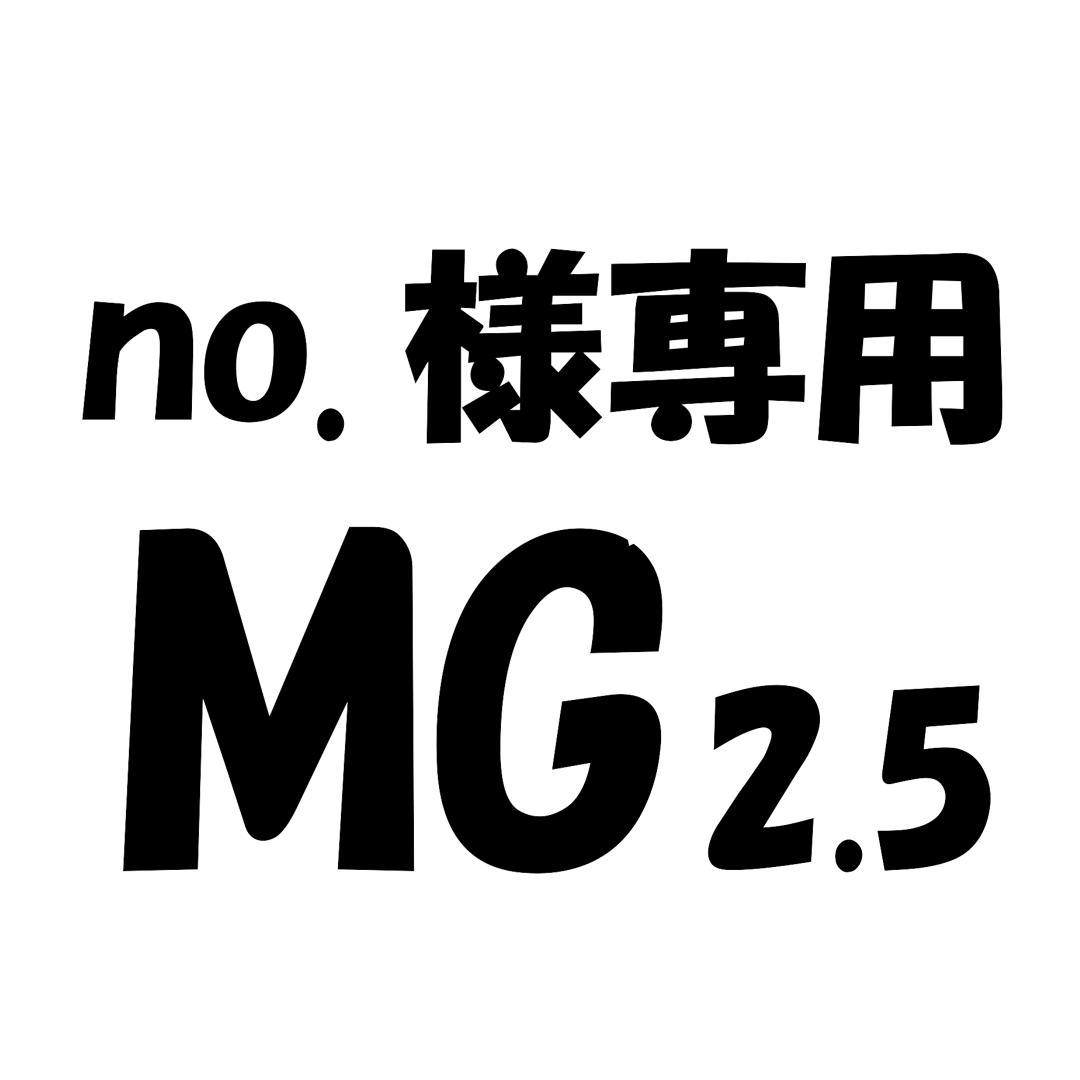 【no.】MG 2.5