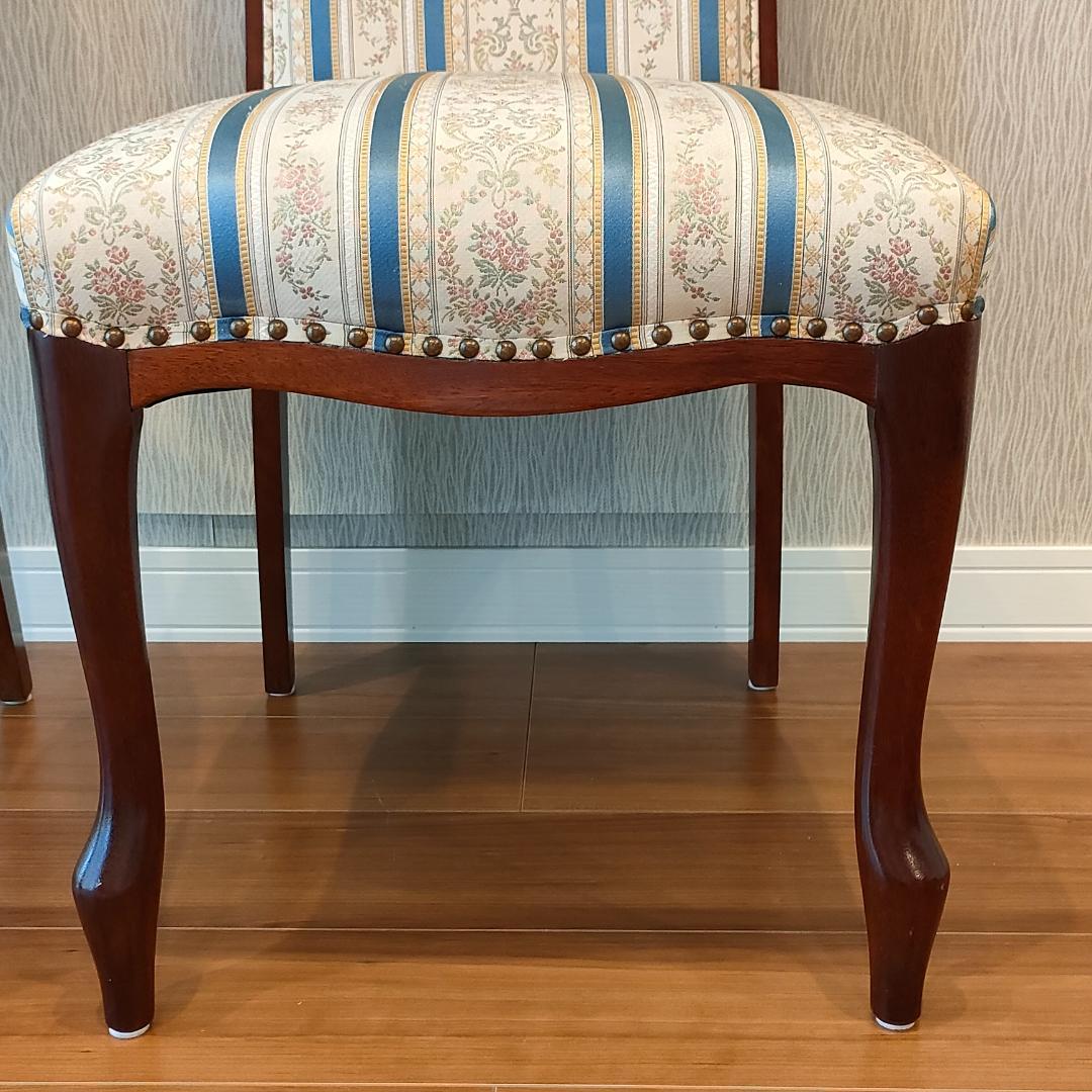 マルニ木工　ベルサイユ　ダイニングチェア　ロココ様式　2脚セット