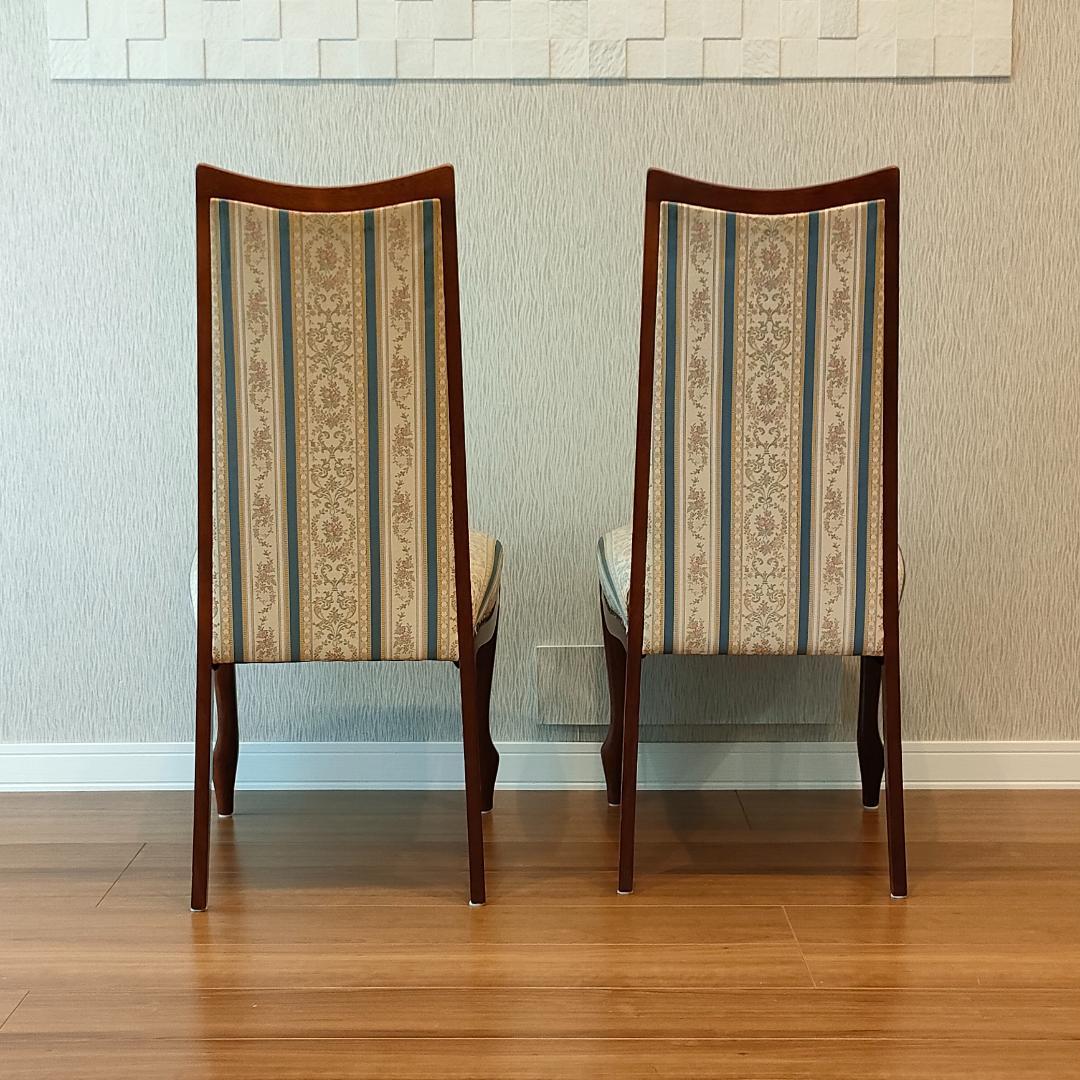 マルニ木工　ベルサイユ　ダイニングチェア　ロココ様式　2脚セット