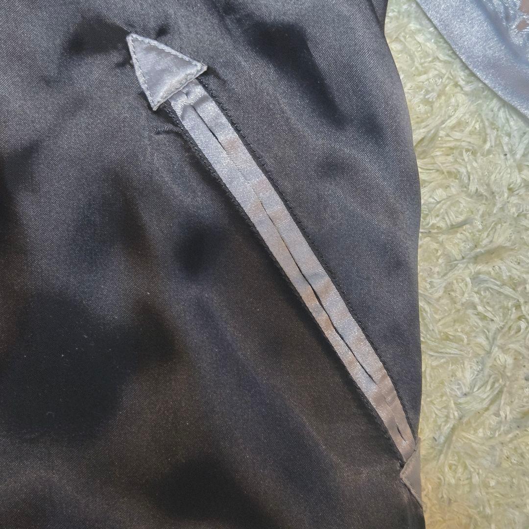 ヒステリックグラマー バイクガール スカジャン 2AB-5940　F 刺繍　灰黒