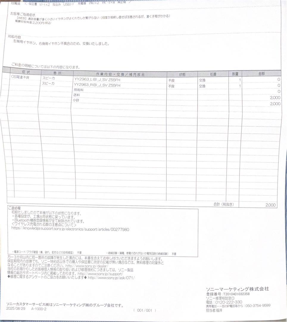 SONY WF-1000XM5 イヤホンセット