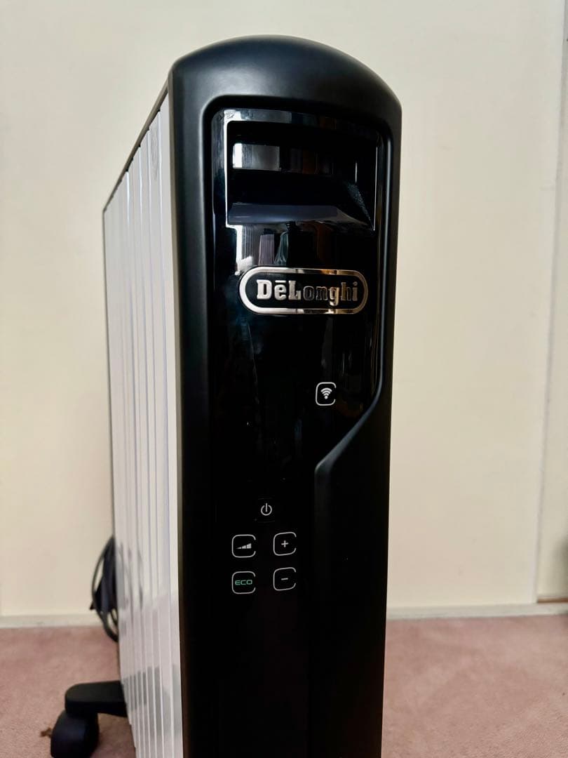 DeLonghi オイルヒーター MDH15 黒1500W Wi-Fi対応