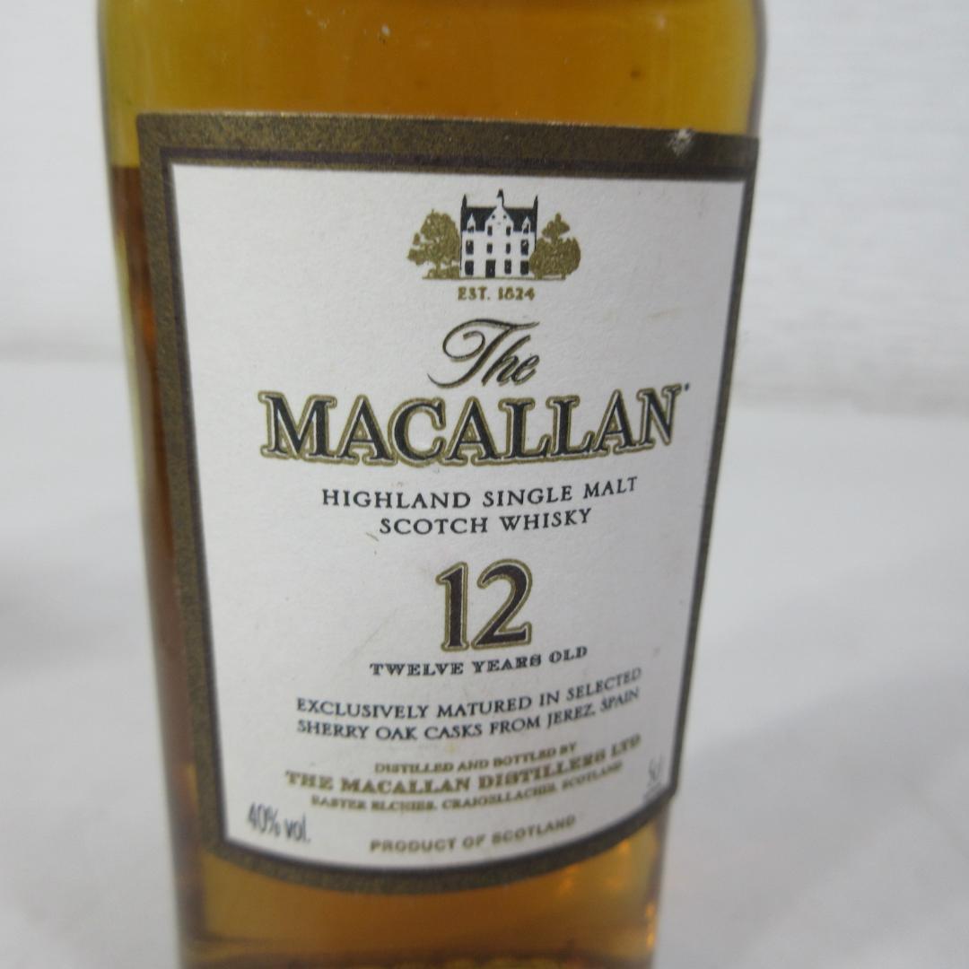 サ*）様 The Macallan 12年 シングルモルトウイスキー 50ml,