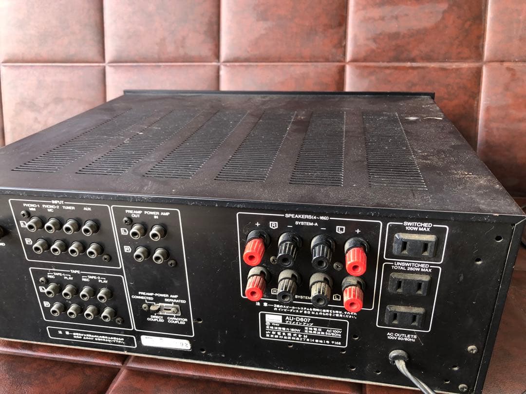 SANSUI AU-D607 プリメインアンプジャンク(J70)