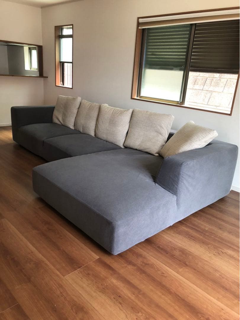 美品 匠ソファ LAカウチW3300 約140万円 追加カバー付