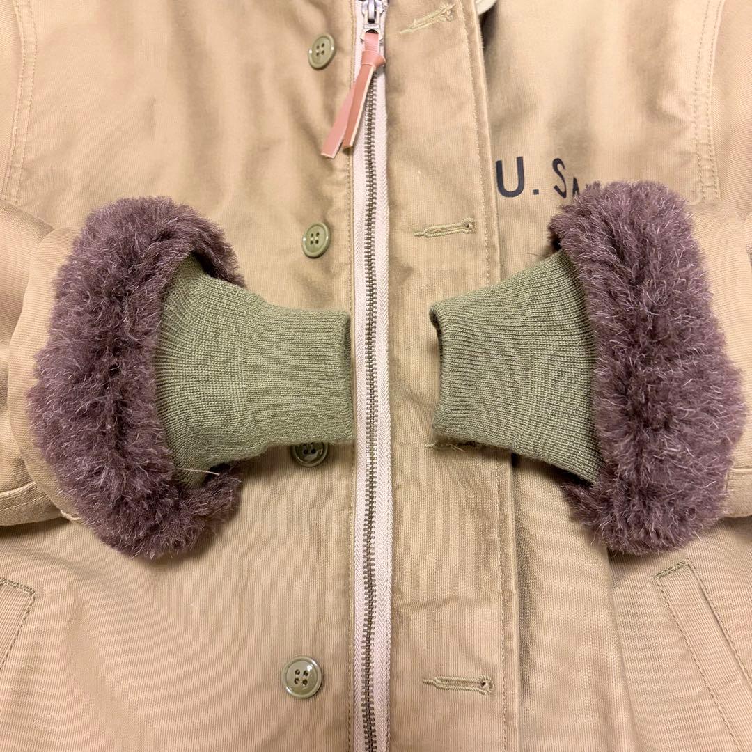 HOUSTON 51131 N-1 デッキジャケット アルパカライニング 42