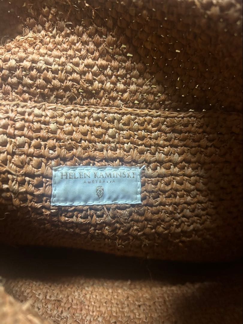 ヘレンカミンスキー　ラフィア　カゴバッグ　ワンショルダー