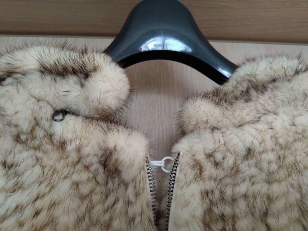 ルシェルブルー　ミンク　ファーポンチョ　フリーサイズ