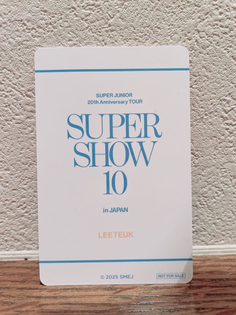 【美品】SJ SS10 日本限定 会場購入特典トレカ(イトゥク)