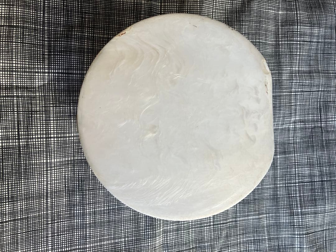 Vintage 1950s ルーサイトバッグ　乳白色マーブル　USA