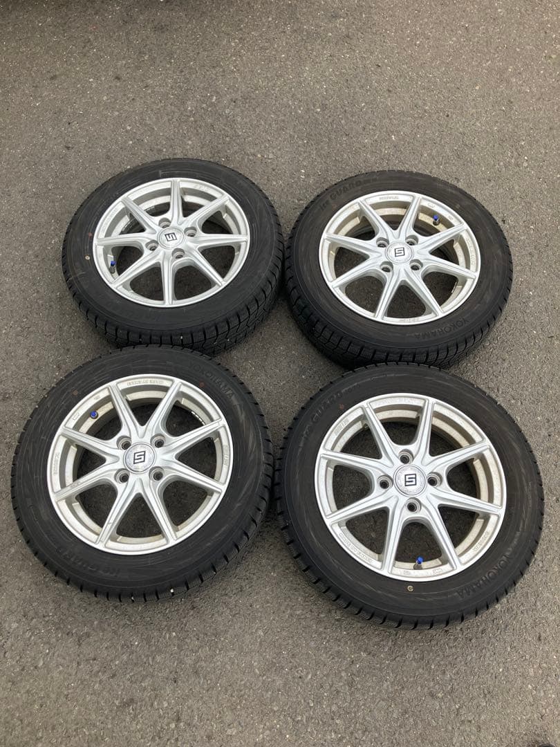 14インチ 冬タイヤアルミセット ヨコハマタイヤ155/65R14軽自動車送料込