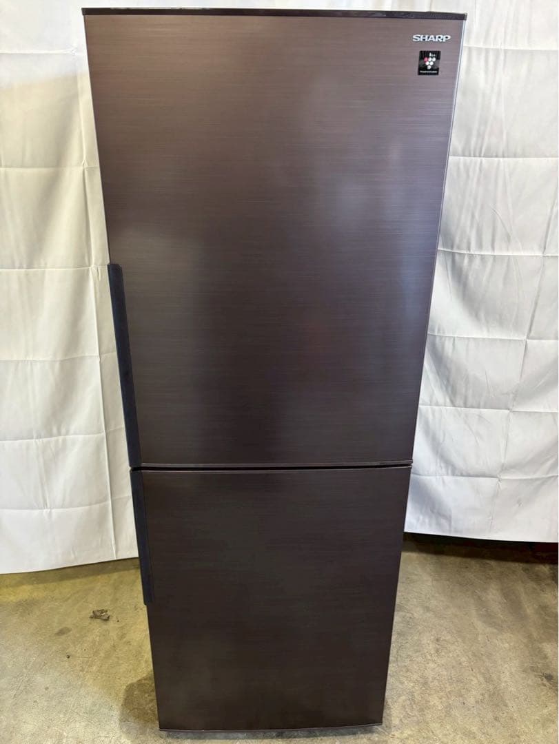 SHARP 2ドア冷蔵庫 SJ-PD28E-T 2019年製 280L 右開き