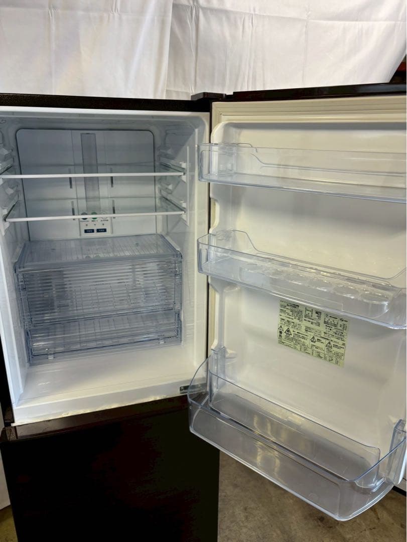 SHARP 2ドア冷蔵庫 SJ-PD28E-T 2019年製 280L 右開き