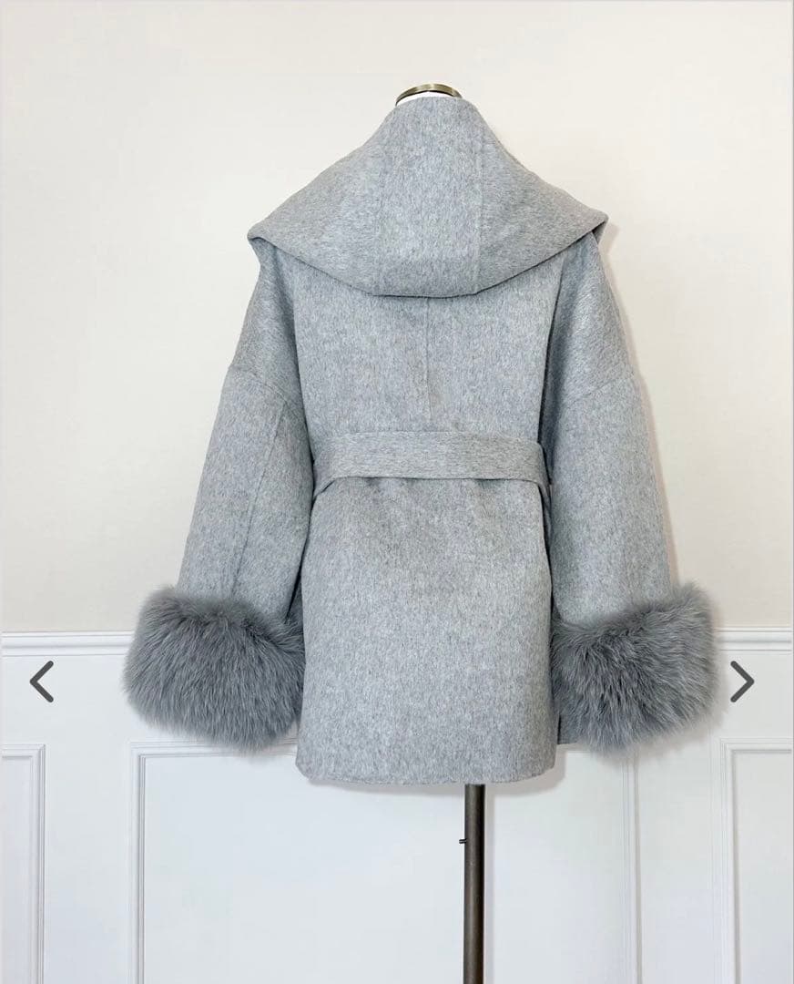 週末SALE ubig ウールダブルフェイスフーディfox