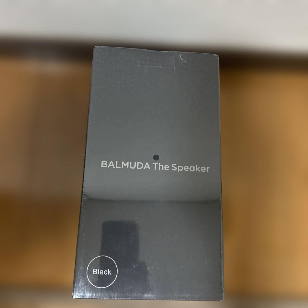 新品　未使用　BALMUDA The Speaker M01A-BK ブラック