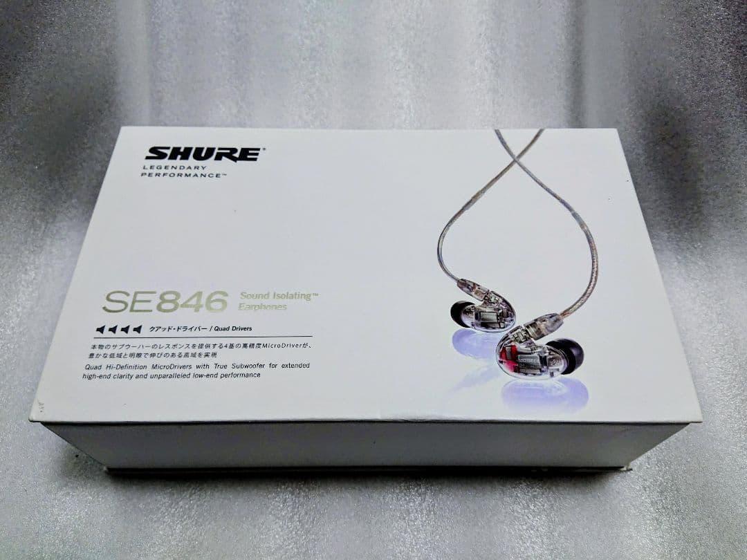 SHURE SE846 CL-A クリア(第一世代) 国内正規代理店品