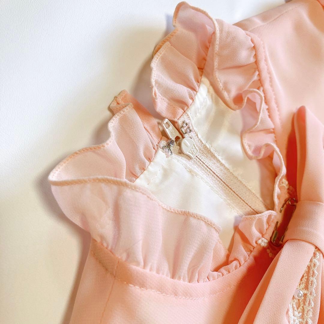 120size ピンク×ホワイト セレモニー 入学 卒園 発表会 フォーマル