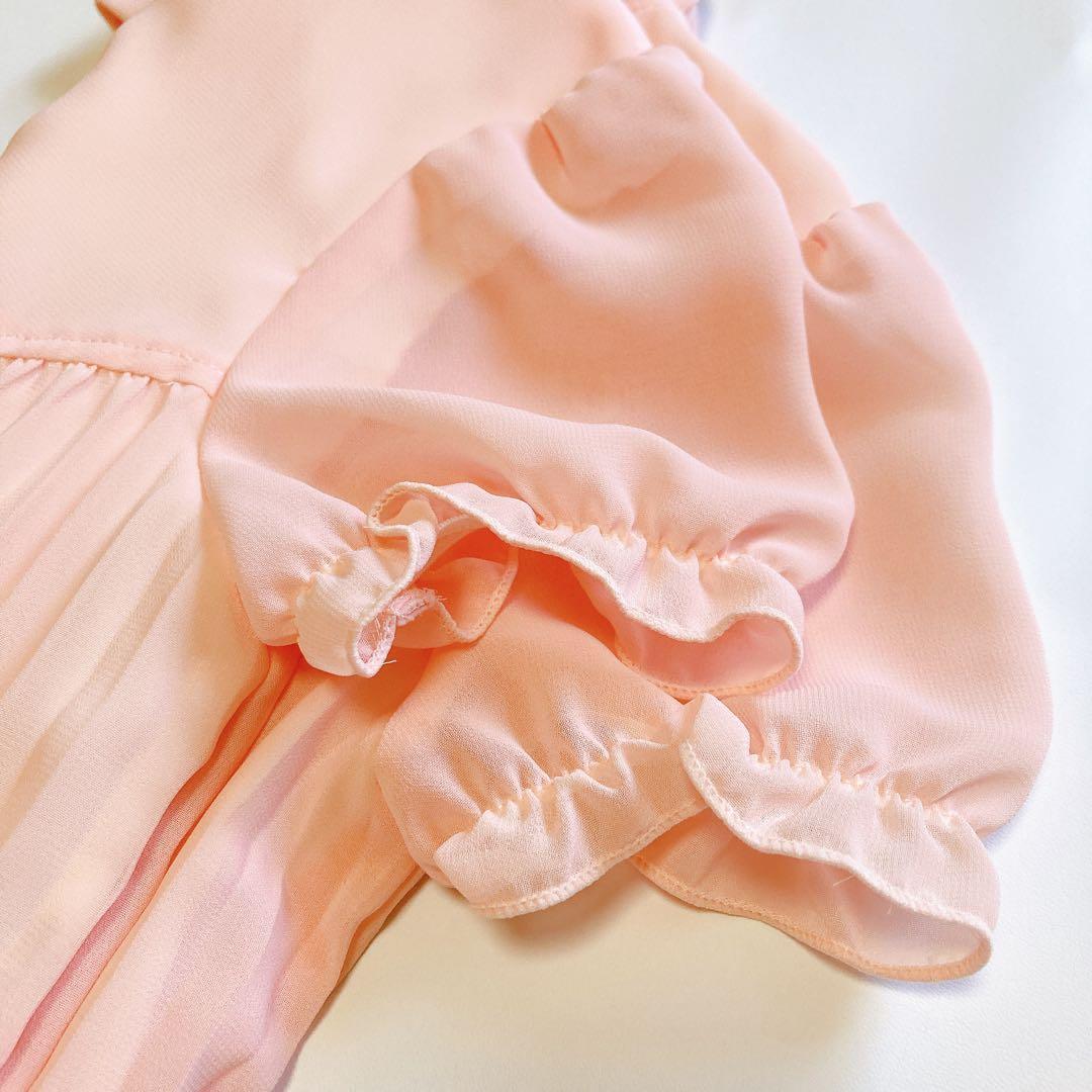 120size ピンク×ホワイト セレモニー 入学 卒園 発表会 フォーマル