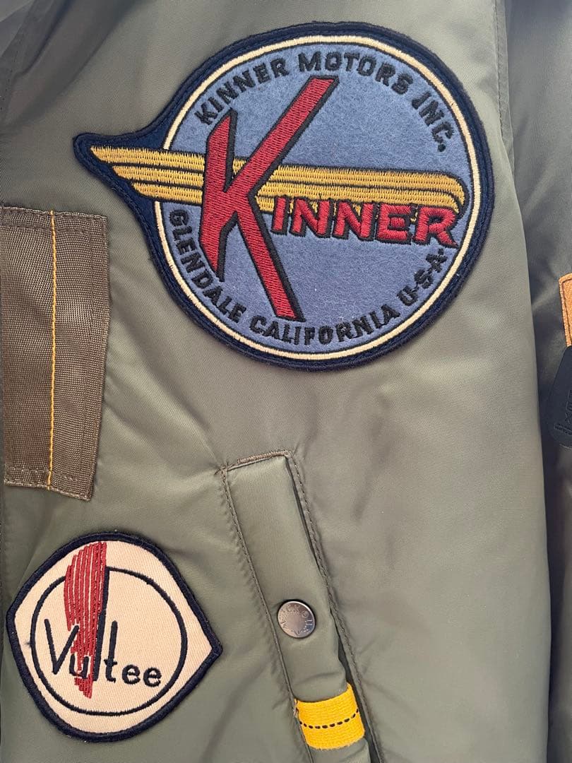 AVIREX N-3Bフライトジャケット A.C.Cパッチド エアフォース XL