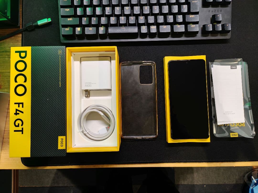 POCO F4 GT イエロー 本体 元箱付き(8GB/128GB)日本国内版