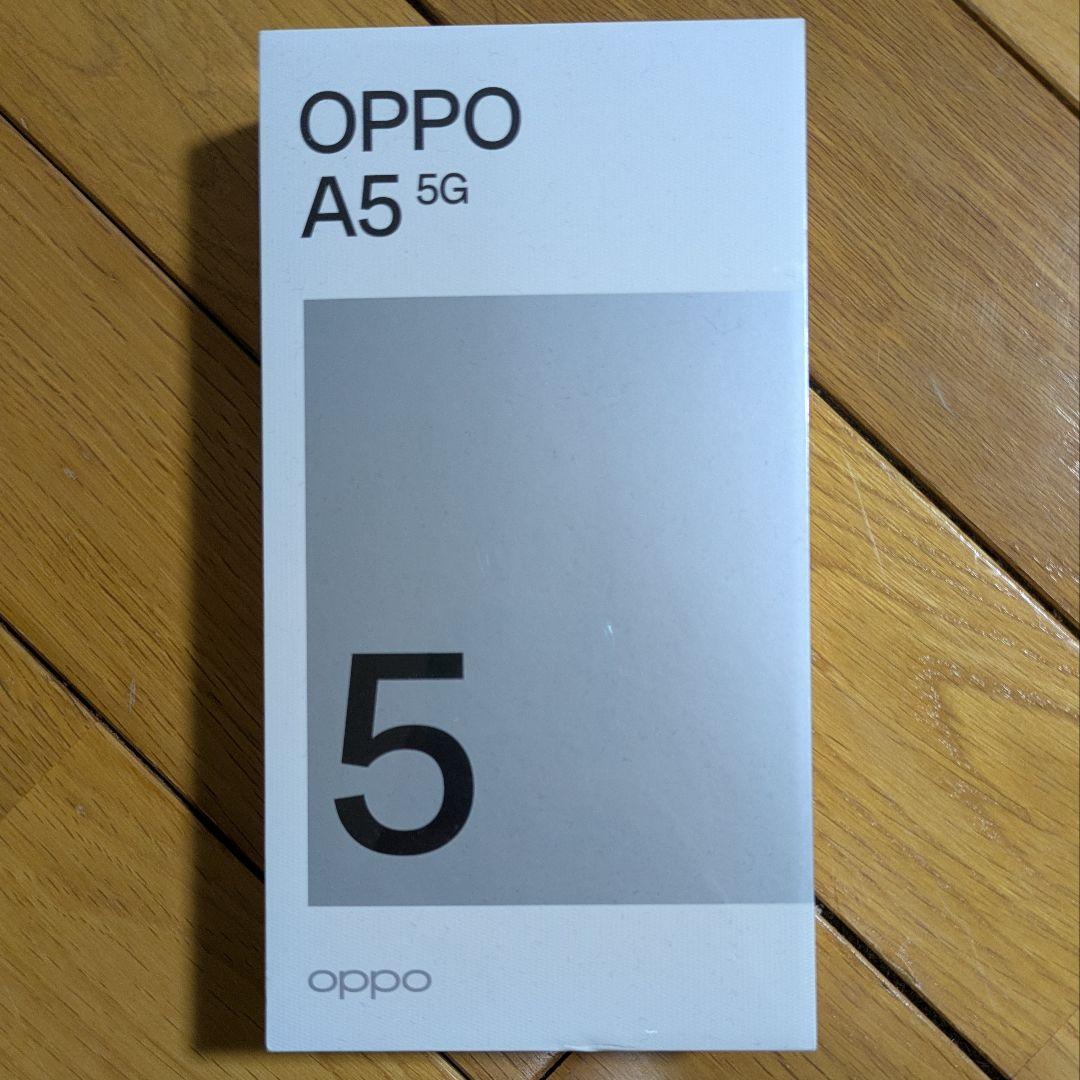 【新品・シュリンク未開封】OPPO A5 5G ホワイト