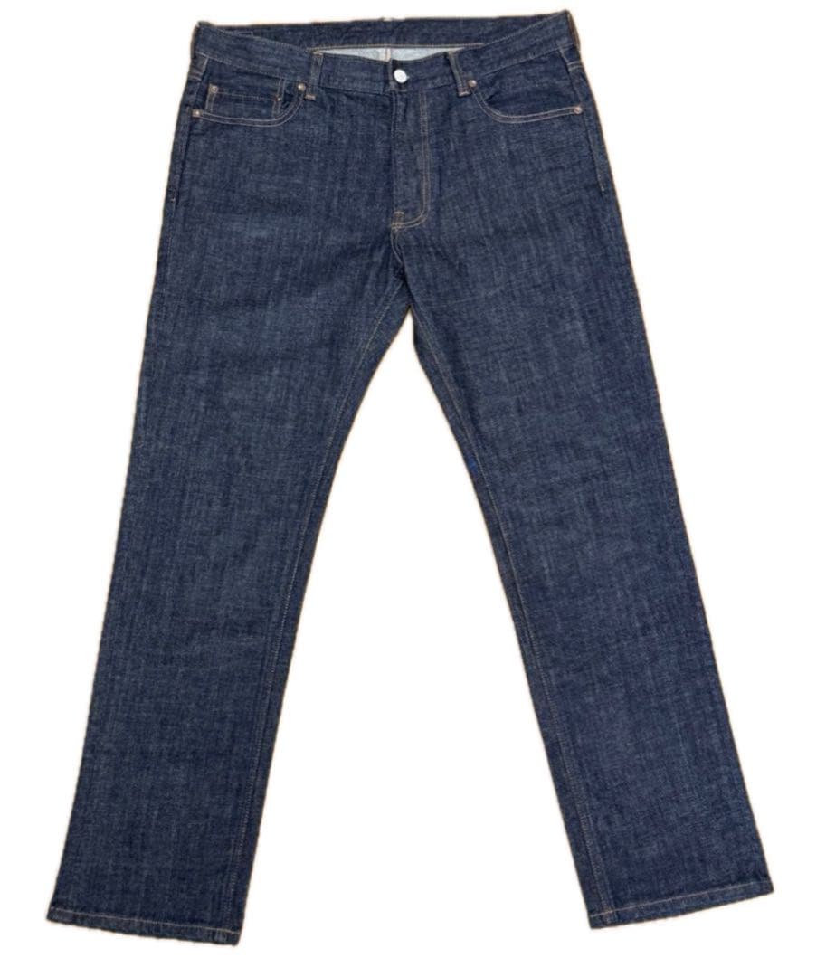 BEAMS ベーシック ストレッチ デニムパンツ XL インディゴ 試着のみ