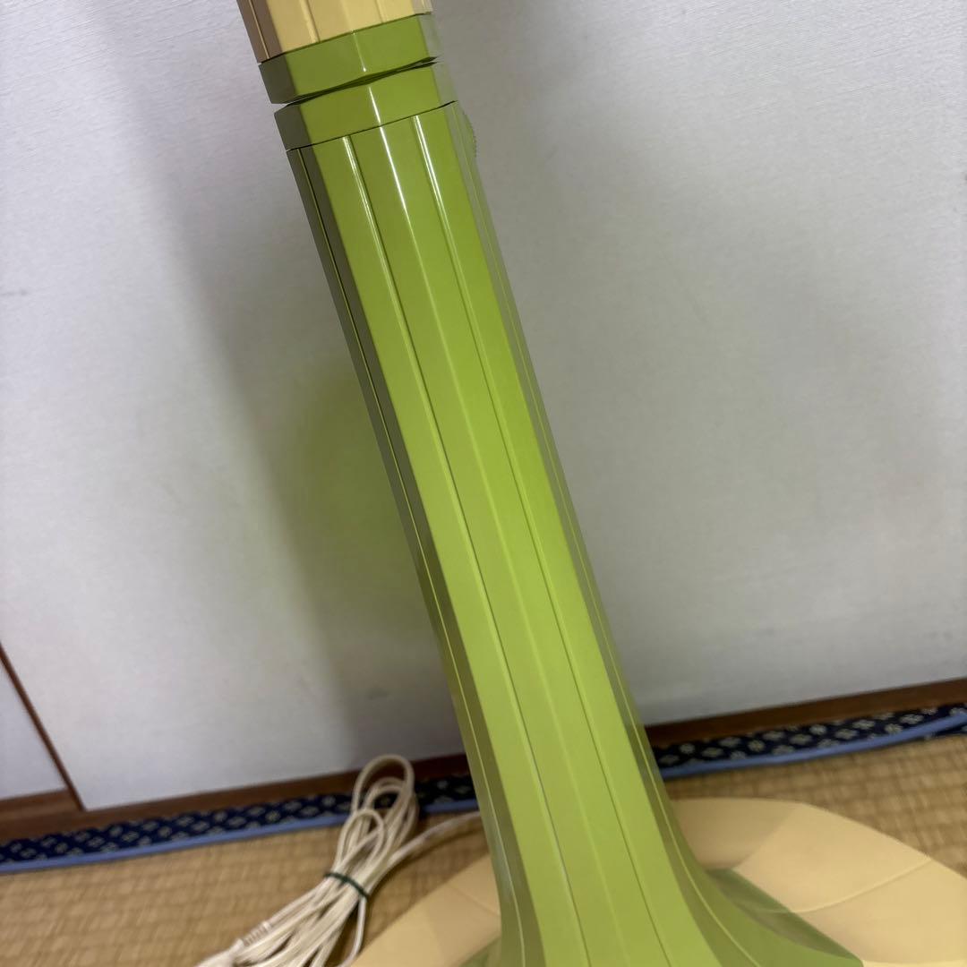 希少 昭和レトロ National 3枚羽 扇風機 大型 緑 ヴィンテージ