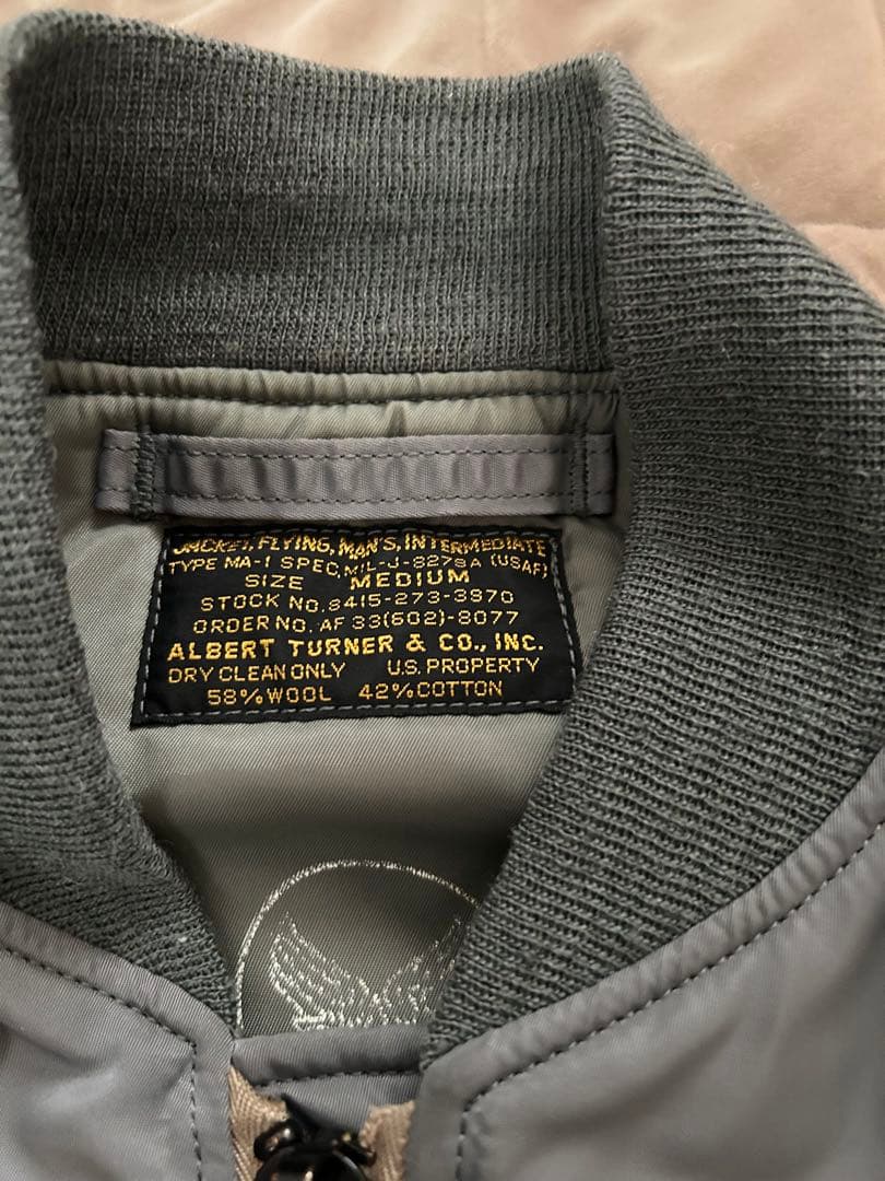 ¥91300トイズマッコイ　アルバートターナー　MA-1 フライトジャケット
