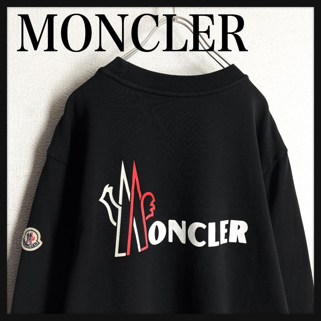 【超高級モデル☆ワッペン☆ラバーロゴ】モンクレール 刺繍 スウェット トレーナー