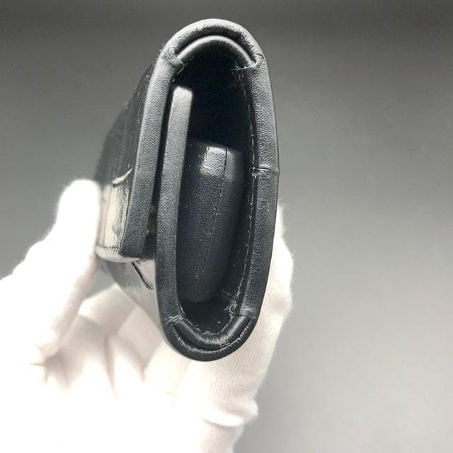 フォロー割適用　受注生産品　本物クロコ　シャム　クロコダイル　キーケース BK