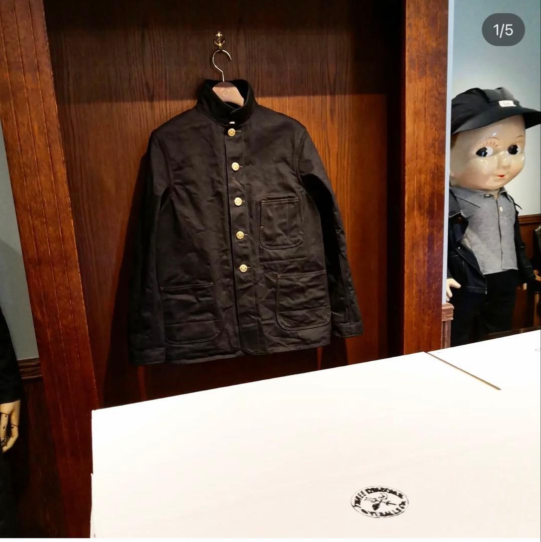 デニム　カバーオール　THREE KINGDOMS OVERALLS