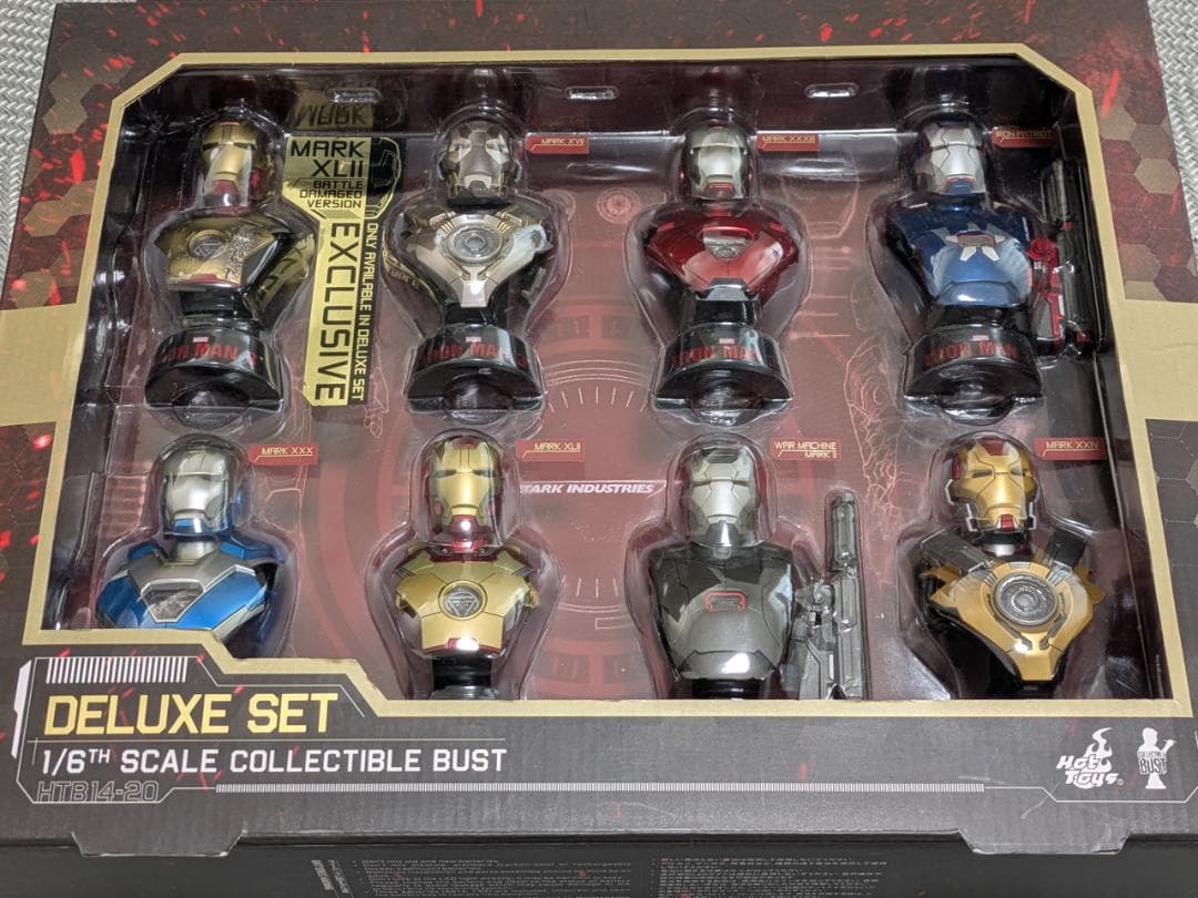 アイアンマン3 デラックスセット バスト8体セット ホットトイズ