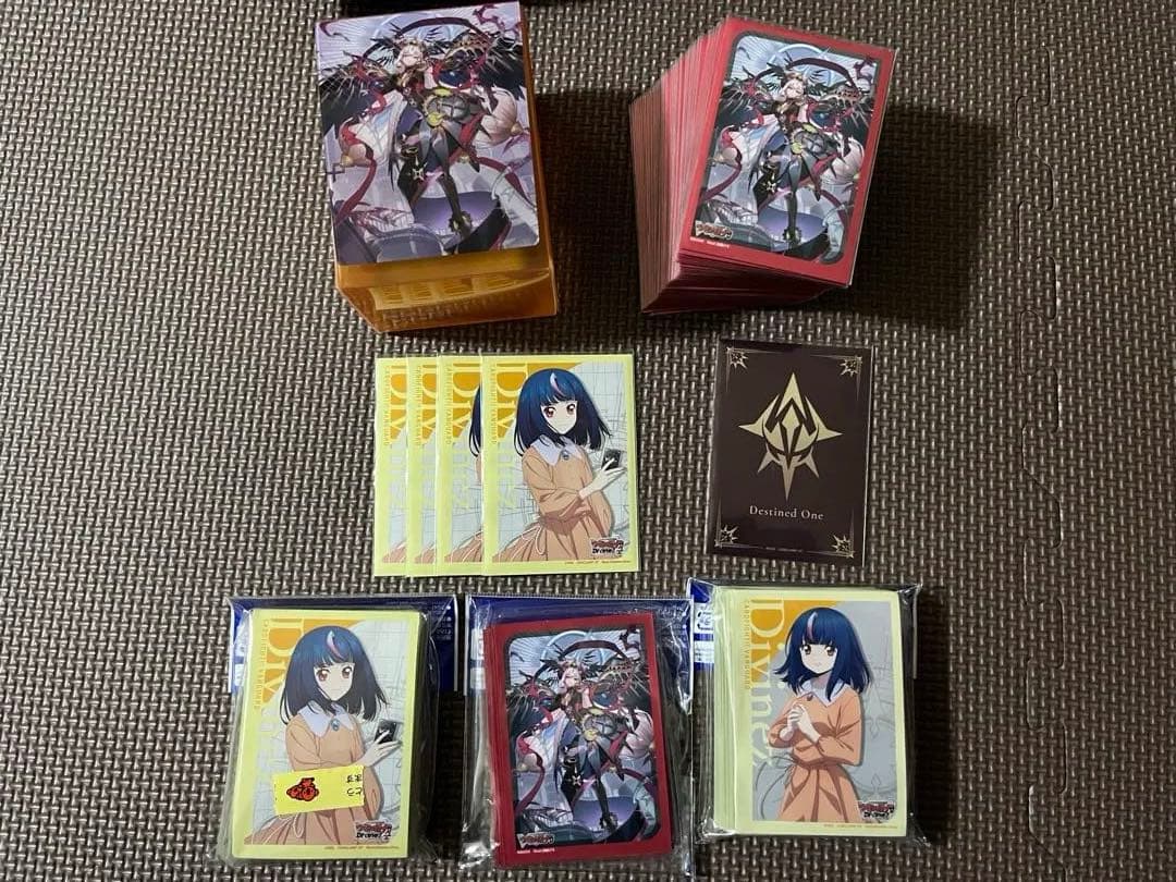 ヴァンガード　リィエル=オディウム　デッキパーツ スリーブ ケースセット