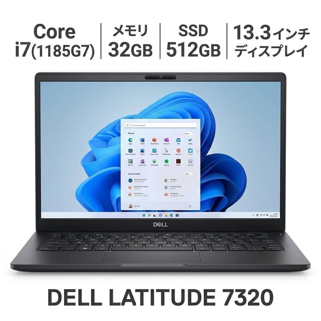 【office付き】DELL LATITUDE7320 32GB / 512GB