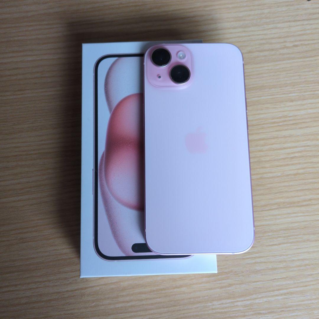アップル　iphone15　128GB　ピンク　SIMフリー