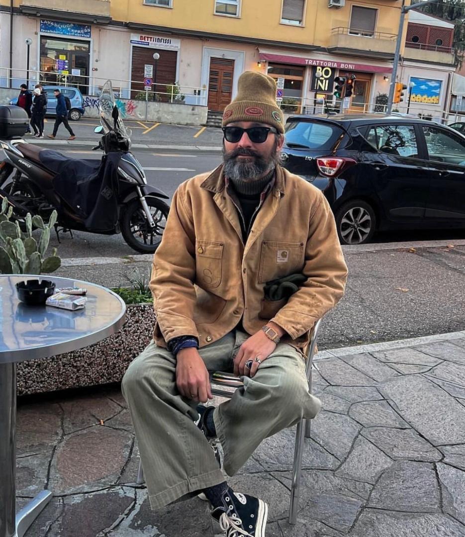 サンフェード Carhartt Chore Jacket 70s 野村