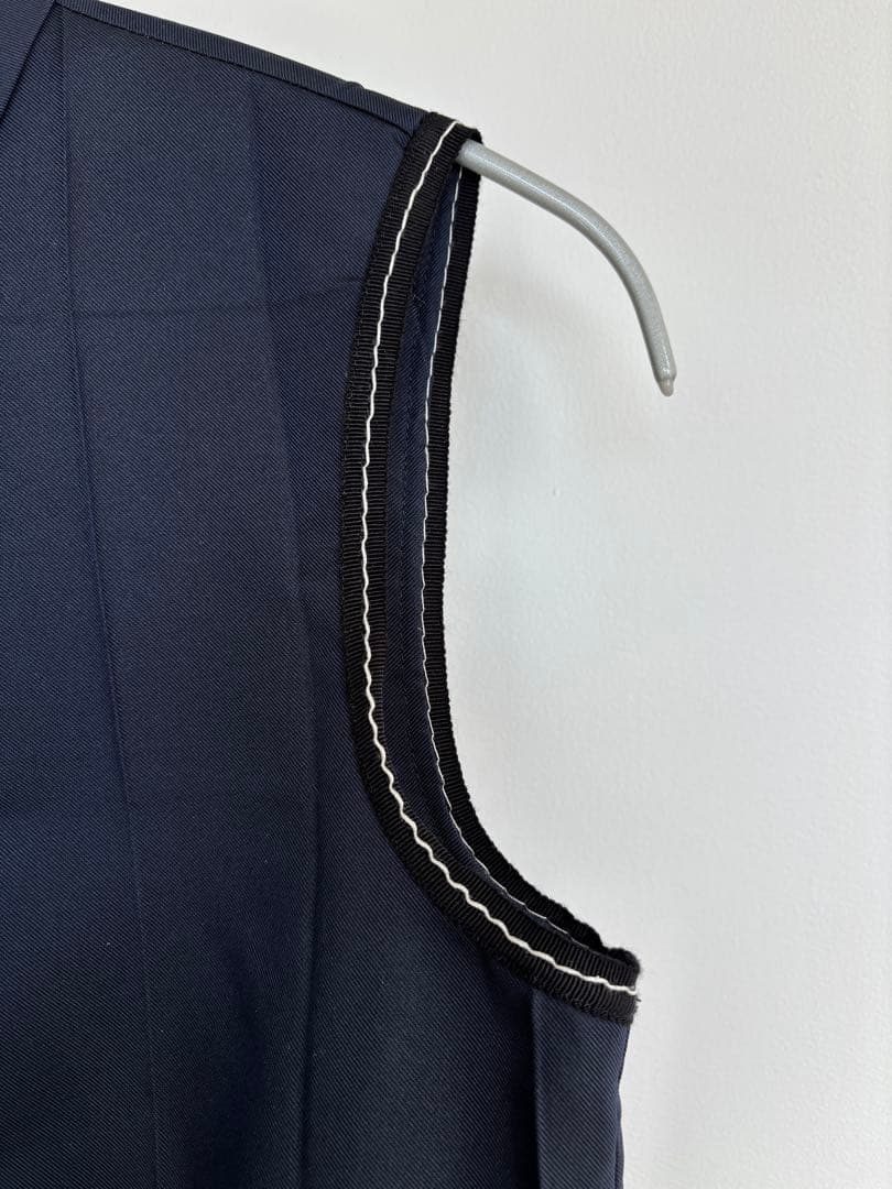 【セール】MARNI マルニ ノースリーブ ひざ下丈 ワンピース ネイビー XS