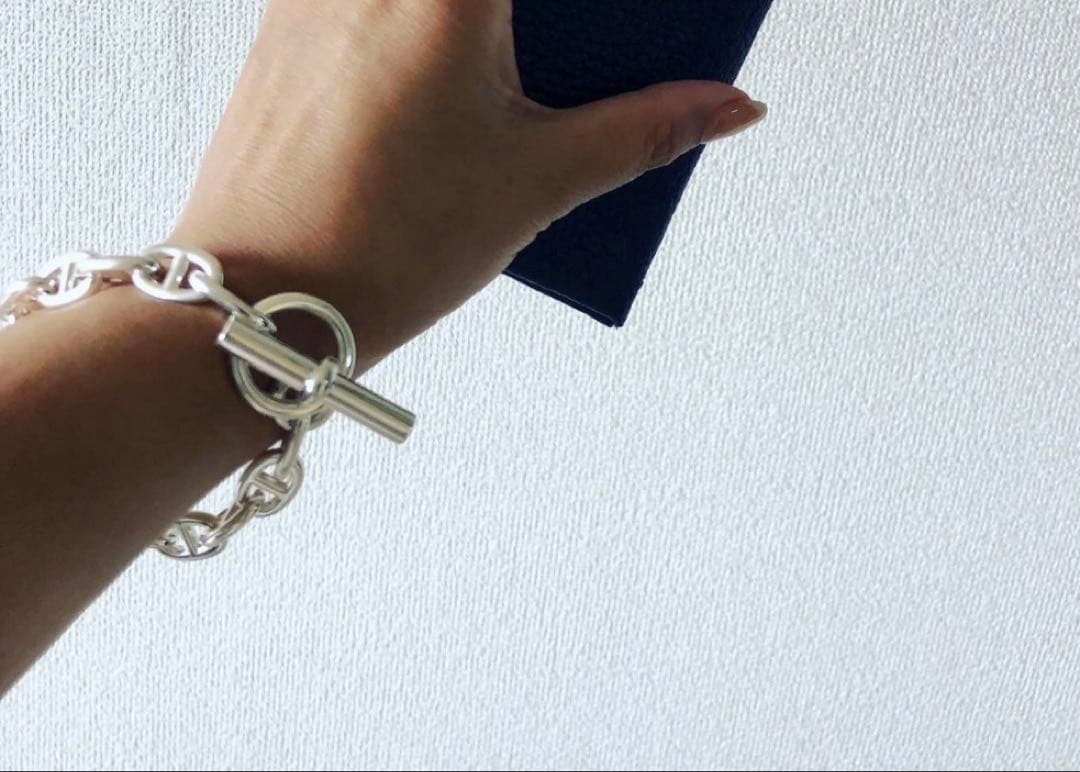 【新品未使用品】HERMES シェーヌダンクル TGM11コマ　ブレスレット