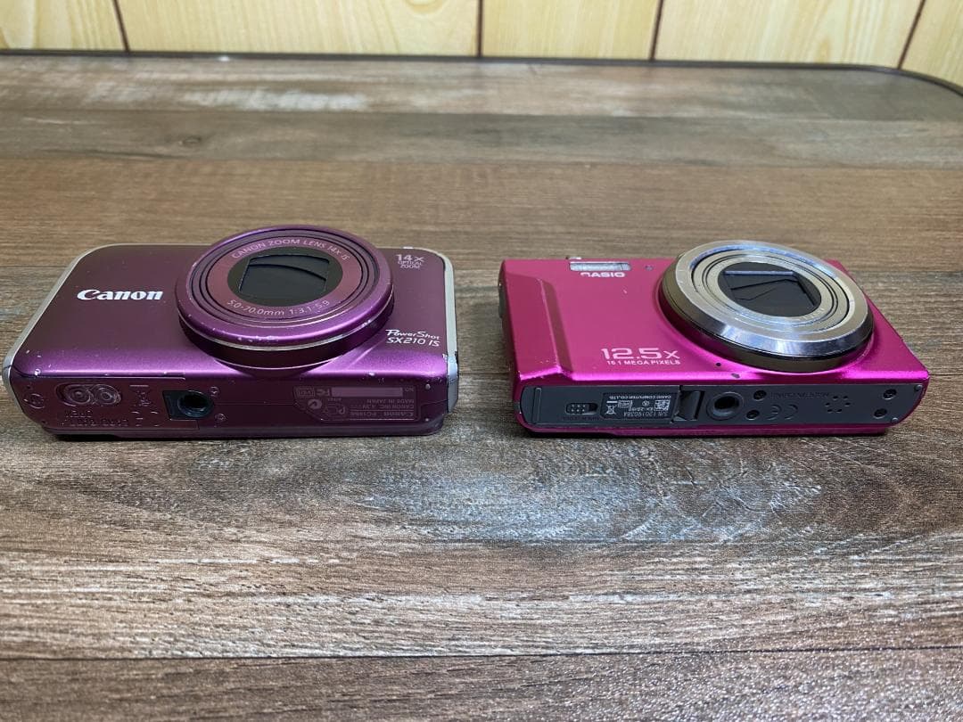 CANON CASIO コンパクトデジタルカメラ２台 ジャンク