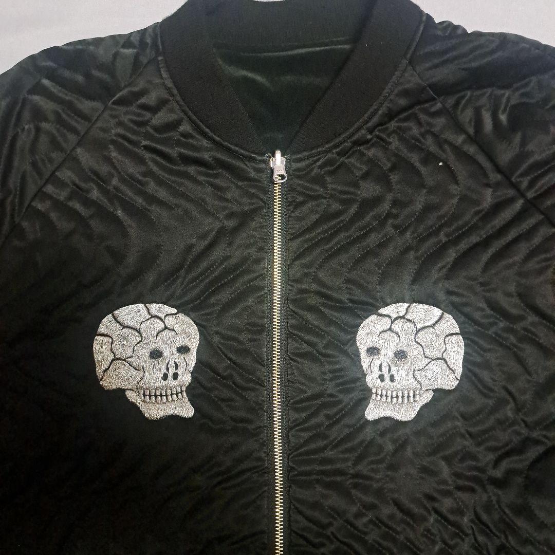 John'sbyJohnny スケルトンリバーシブルジャケット BLACK