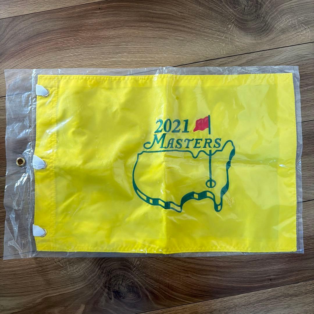 松山英樹　マスターズゴルフ2021 ピンフラッグ