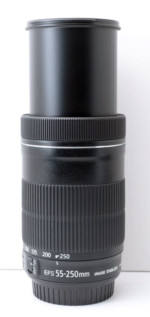専用★高速AF★Canon EF-S 55-250mm IS STM★フード付き