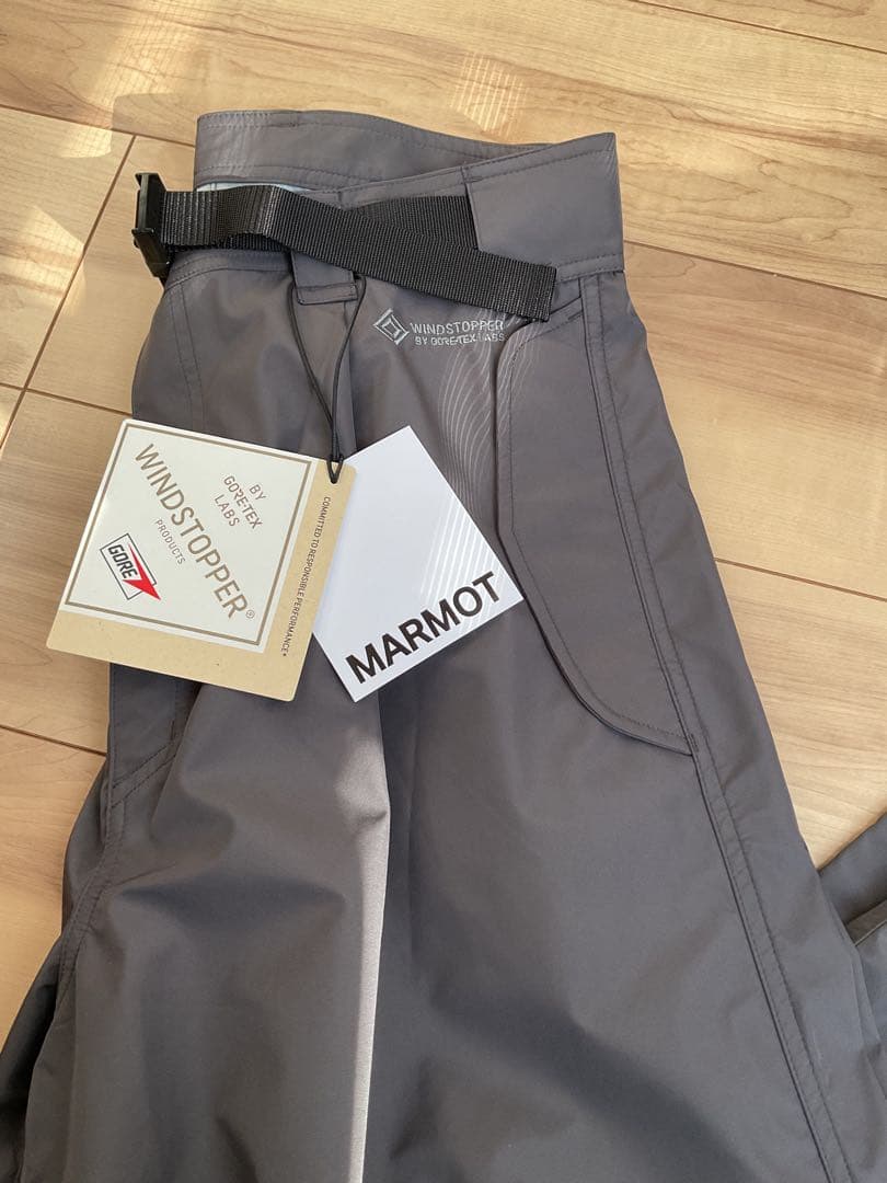 MARMOT WINDSTOPPER パンツ ダークグレー