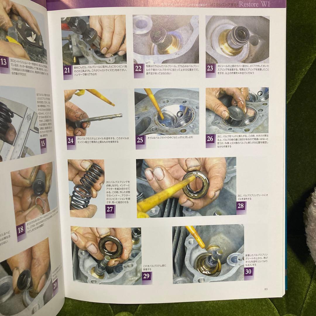 KAWASAKI W1 メンテナンスブック