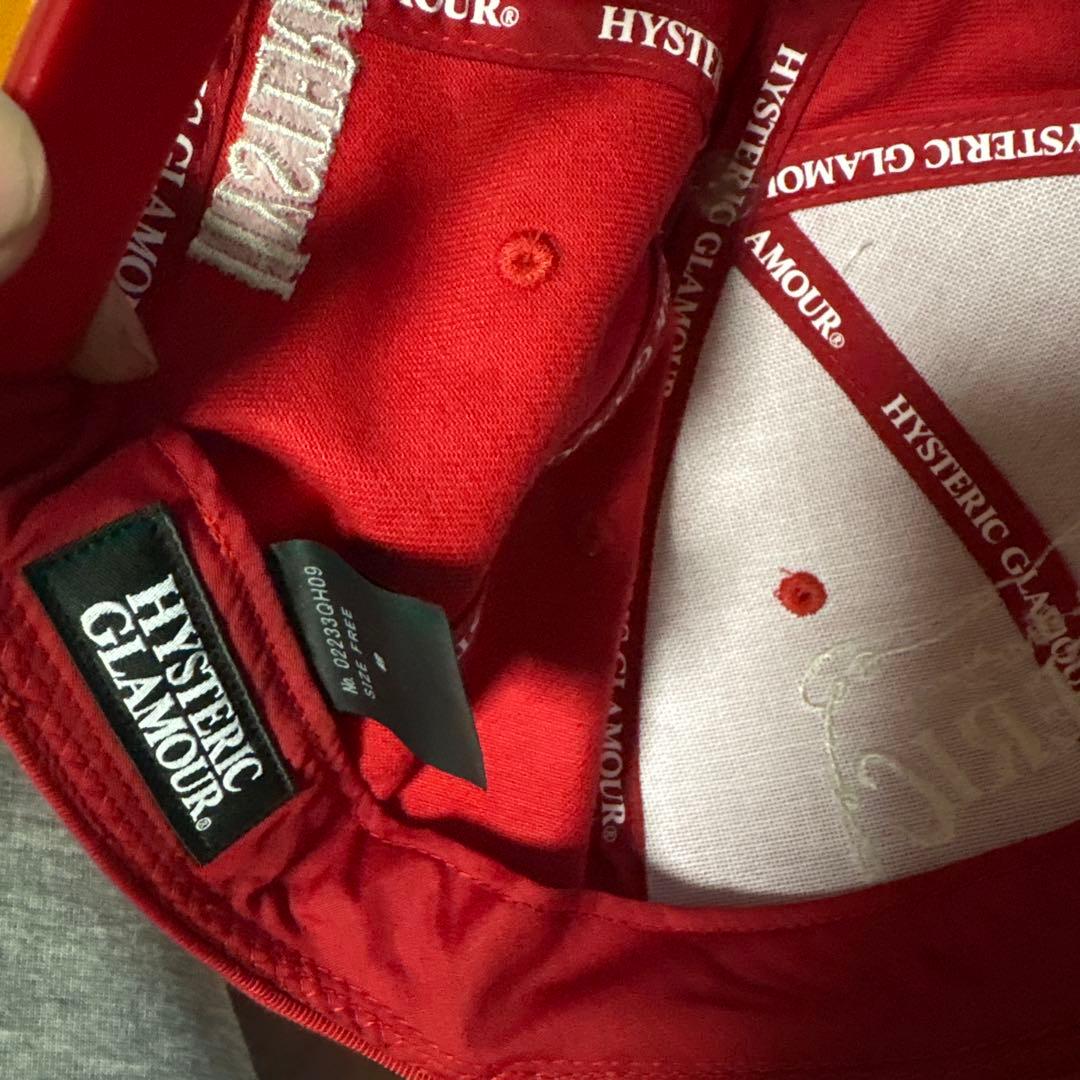 HYSTERIC GLAMOUR レッドキャップ