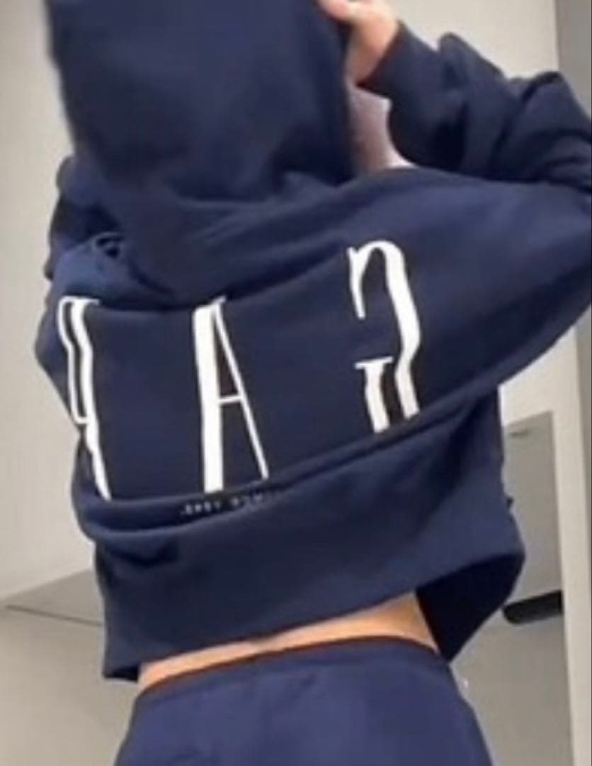 GAP 30th 30周年アニバーサリー ヘビーウェイト パーカー M ネイビー