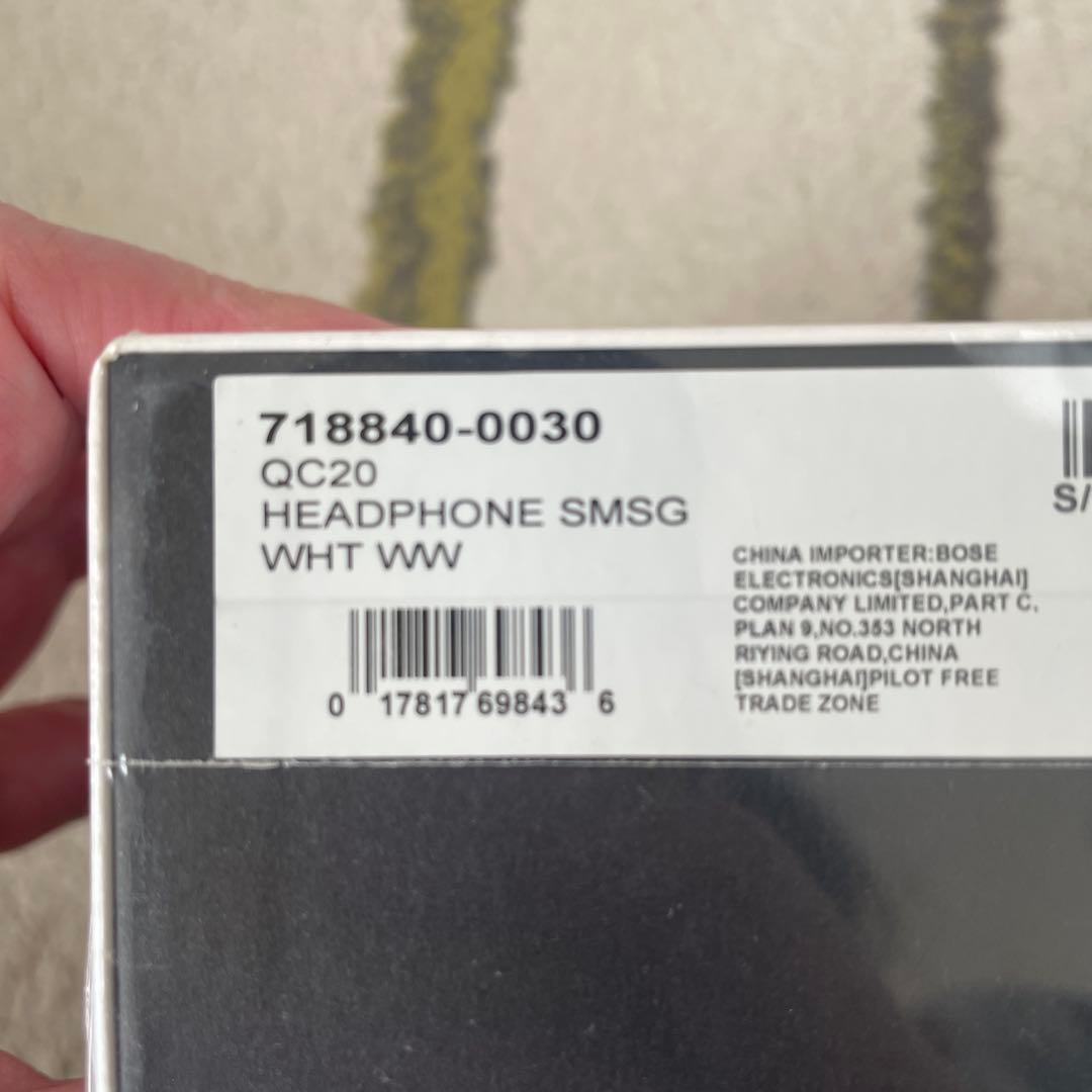 新品★Bose QuietComfort 20 イヤホン