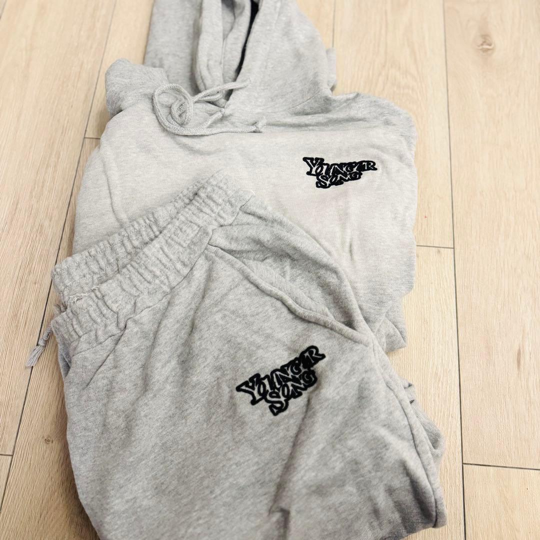 ヤンガーソング スウェットセットアップ L