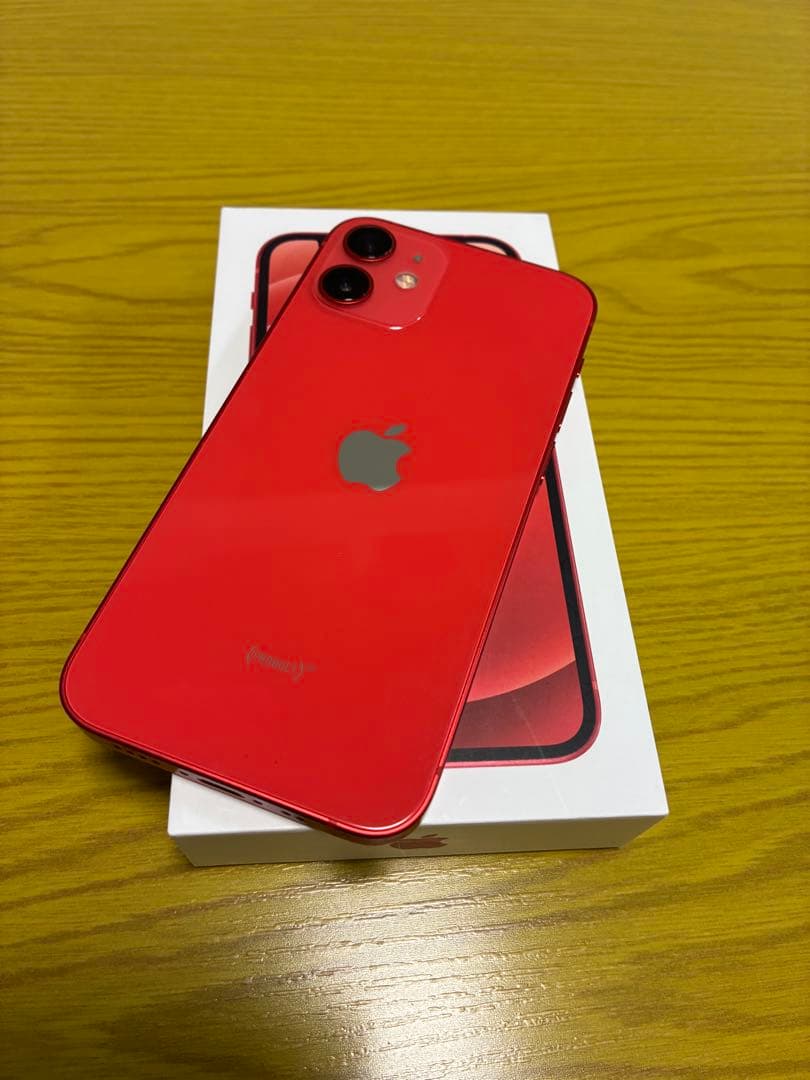 iPhone 12 mini レッド　箱付き ケーブルなし