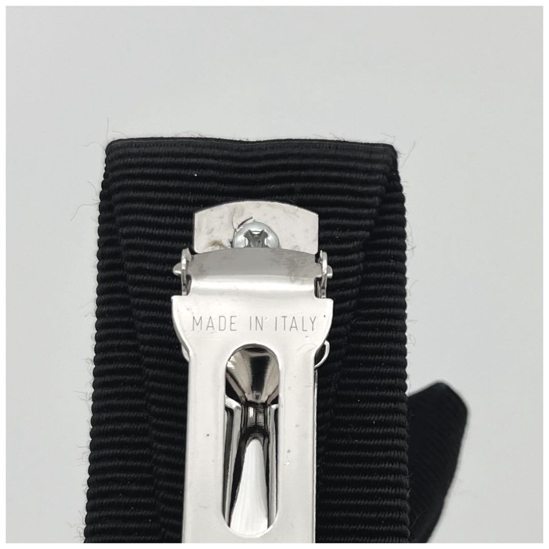 【美品】サルヴァトーレフェラガモ ヴァラリボン バレッタ ストーン ビジュー